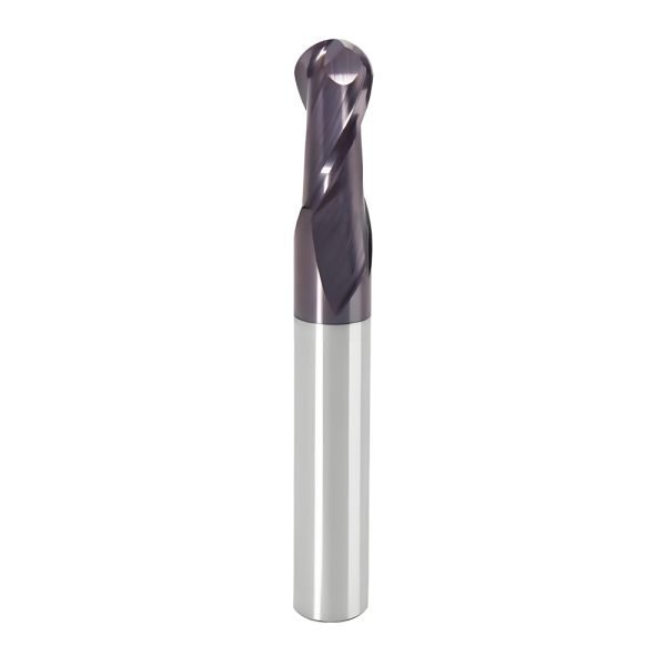 HRC55° Two-edge ball-end milling cutter